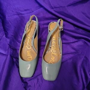 Sam Edelman Women's Blue Slingback Shoes